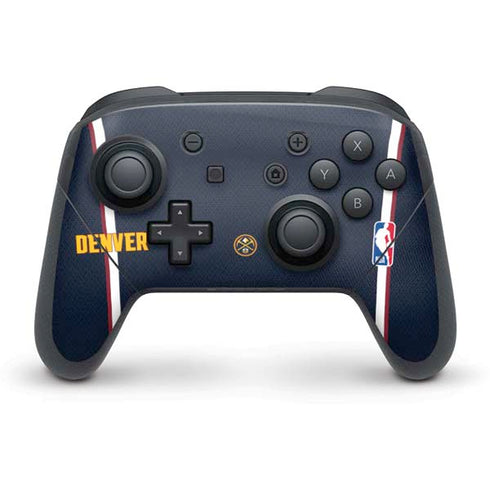NBA Denver Nuggets Jersey Nintendo Switch Pro Controller Skin