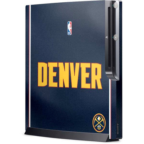 NBA Denver Nuggets Jersey Playstation 3 & PS3 Slim Skin