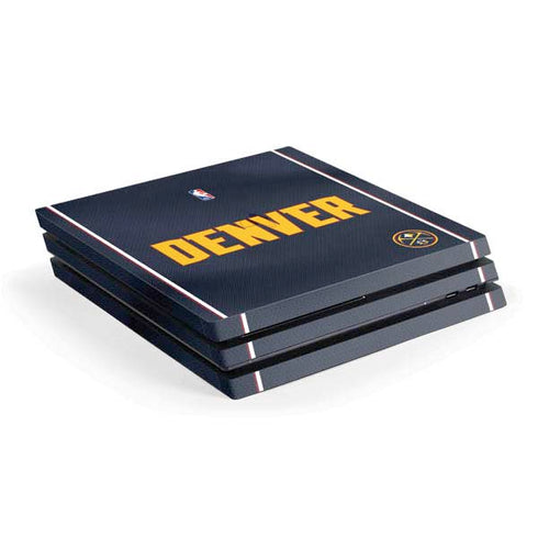 NBA Denver Nuggets Jersey PS4 Pro Console Skin