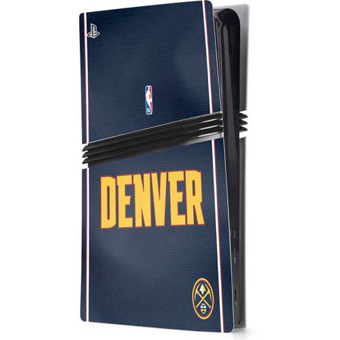 NBA Denver Nuggets Jersey PS5 Pro Console Skin