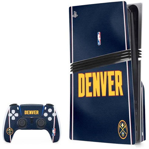 NBA Denver Nuggets Jersey PS5 Pro Disk Bundle Skin