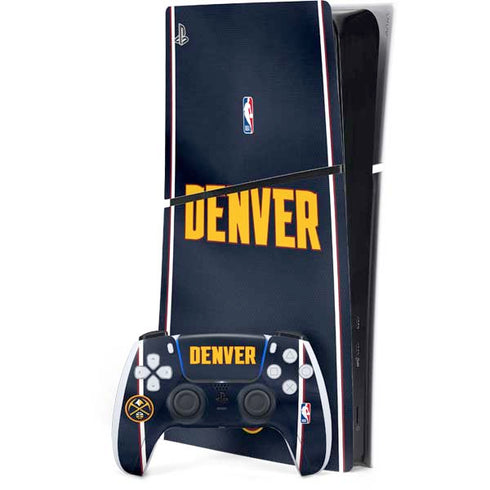 NBA Denver Nuggets Jersey PS5 Slim Digital Edition Bundle Skin