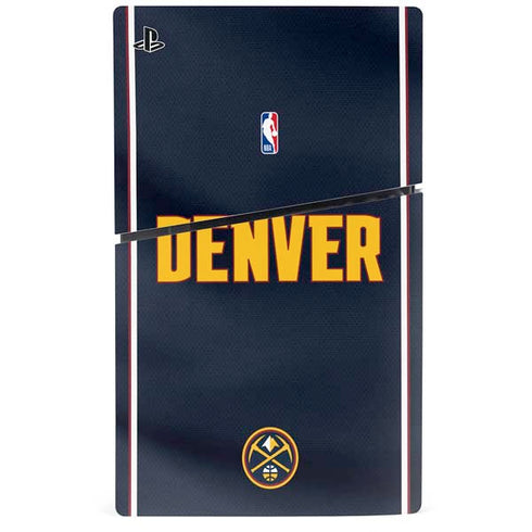 NBA Denver Nuggets Jersey PS5 Slim Disk Bundle Skin