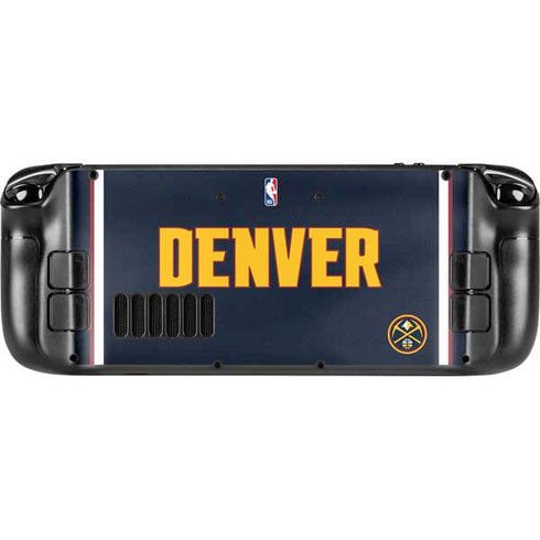 NBA Denver Nuggets Jersey Steam Deck Handheld Gaming Computer OLED Skin