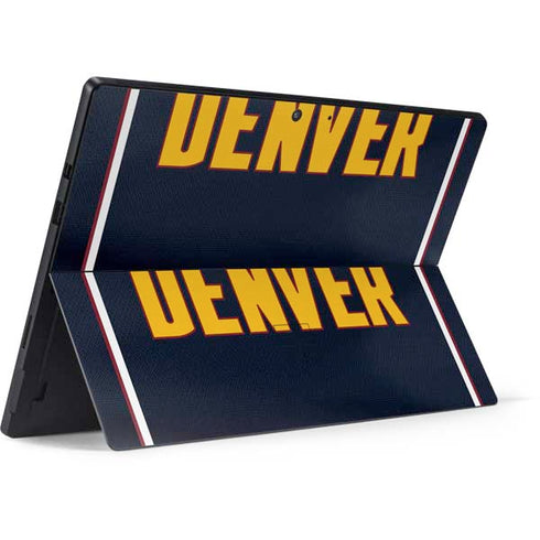 NBA Denver Nuggets Jersey Surface Pro 7 Skin