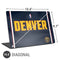 NBA Denver Nuggets Jersey Universal Laptop 16.6in (13.4 x 9.7in) Skin