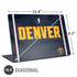 NBA Denver Nuggets Jersey Universal Laptop 16.6in (13.4 x 9.7in) Skin
