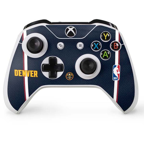 NBA Denver Nuggets Jersey Xbox One S Console and Controller Bundle Skin