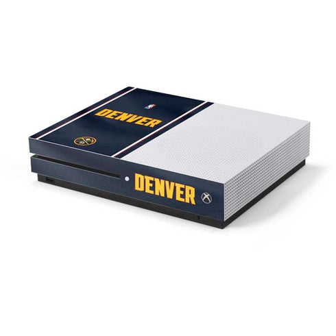 NBA Denver Nuggets Jersey Xbox One S Console Skin