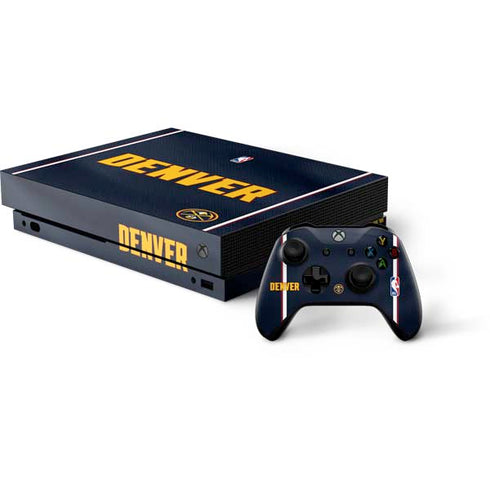 NBA Denver Nuggets Jersey Xbox One X Bundle Skin