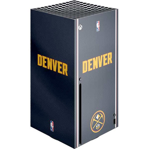 NBA Denver Nuggets Jersey Xbox Series X Console Skin