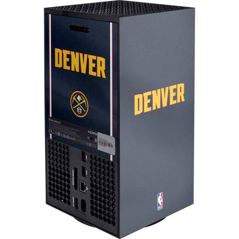 NBA Denver Nuggets Jersey Xbox Series X Console Skin