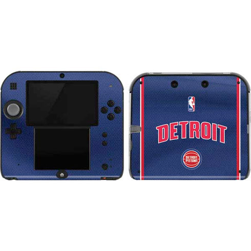 NBA Detroit Pistons Jersey Nintendo 2DS Skin