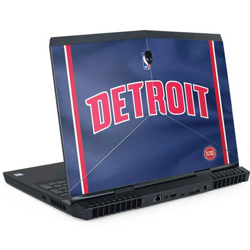 NBA Detroit Pistons Jersey Dell Alienware Skin