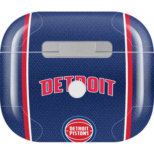 NBA Detroit Pistons Jersey Apple AirPods (3rd Gen 2021) Skin