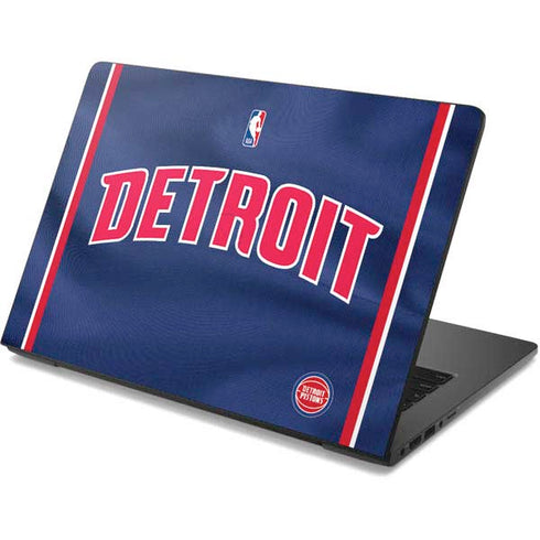 NBA Detroit Pistons Jersey Dell Chromebook Skin