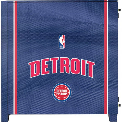 NBA Detroit Pistons Jersey Corsair 4000D Tempered Glass Mid-Tower ATX Case Skin