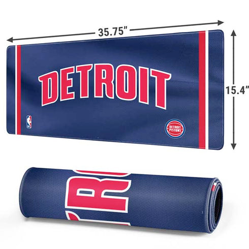 NBA Detroit Pistons Jersey Gaming Mouse Pad