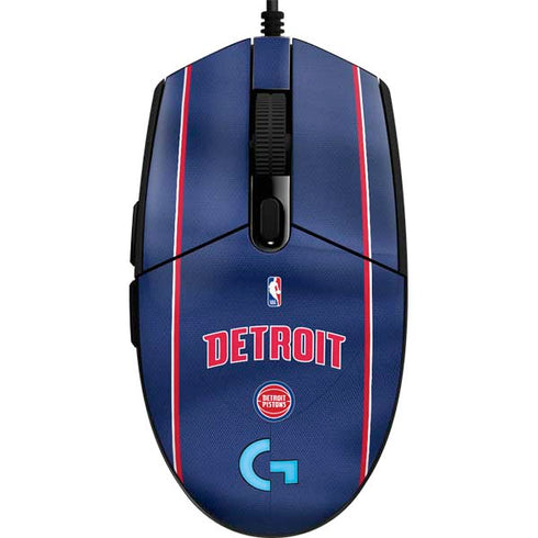NBA Detroit Pistons Jersey G203 Prodigy RGB Wired Gaming Mouse Skin