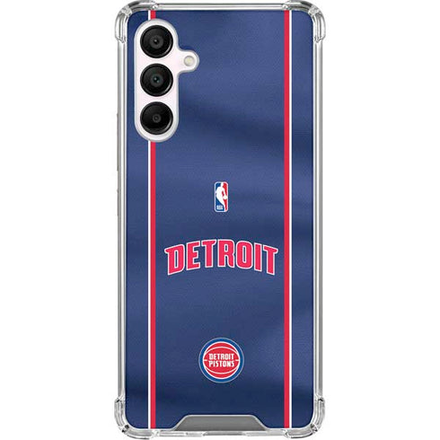 NBA Detroit Pistons Jersey Galaxy A16 5G Clear Case