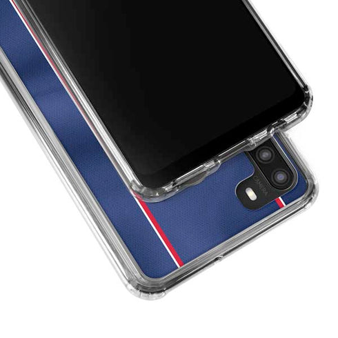 NBA Detroit Pistons Jersey Galaxy A21 Clear Case