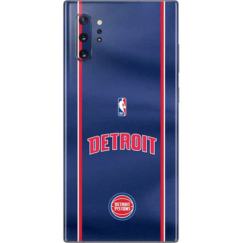 NBA Detroit Pistons Jersey Galaxy Note 10 Plus Skin