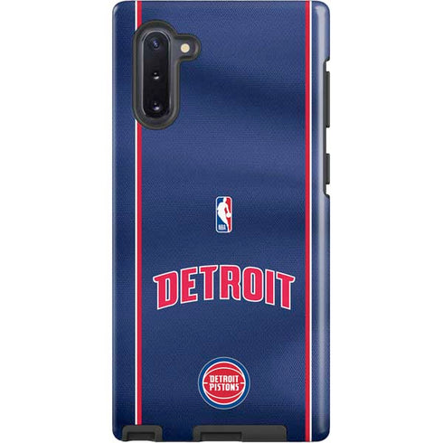 NBA Detroit Pistons Jersey Galaxy Note 10 Pro Case