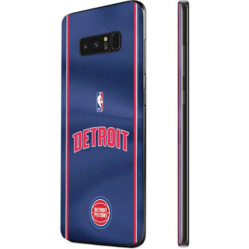 NBA Detroit Pistons Jersey Galaxy Note 8 Skin