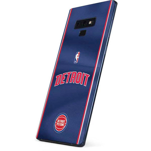 NBA Detroit Pistons Jersey Galaxy Note 9 Skin