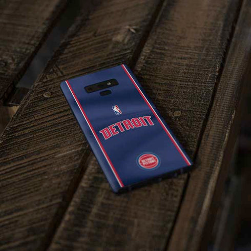 NBA Detroit Pistons Jersey Galaxy Note 9 Skin