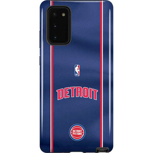 NBA Detroit Pistons Jersey Galaxy Note20 5G Pro Case