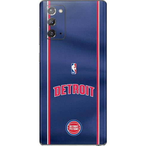 NBA Detroit Pistons Jersey Galaxy Note20 5G Skin