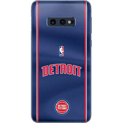 NBA Detroit Pistons Jersey Galaxy S10e Skin