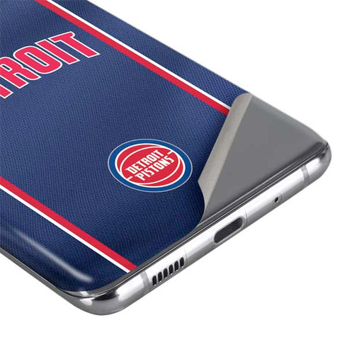 NBA Detroit Pistons Jersey Galaxy S20 Plus Skin