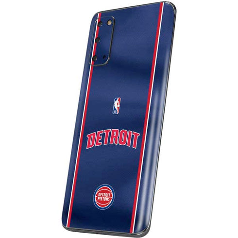 NBA Detroit Pistons Jersey Galaxy S20 Skin