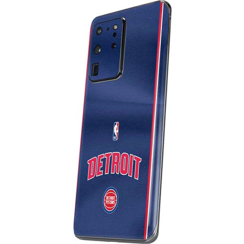 NBA Detroit Pistons Jersey Galaxy S20 Ultra 5G Skin