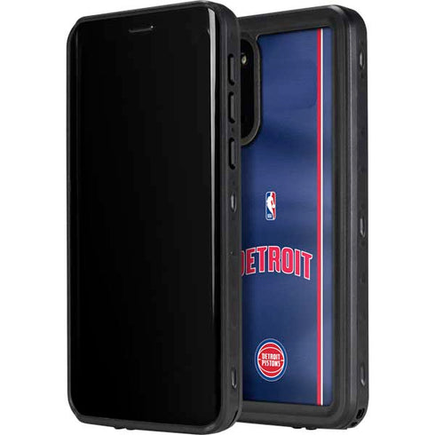 NBA Detroit Pistons Jersey Galaxy S20 Waterproof Case