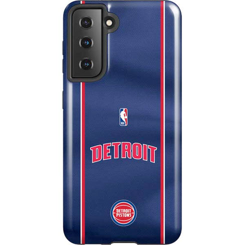 NBA Detroit Pistons Jersey Galaxy S21 5G Pro Case