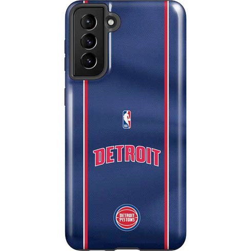 NBA Detroit Pistons Jersey Galaxy S21 Plus 5G Pro Case