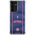 NBA Detroit Pistons Jersey Galaxy S21 Ultra 5G Clear Case