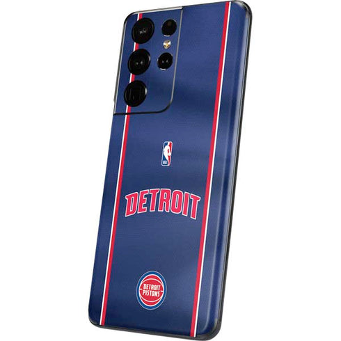 NBA Detroit Pistons Jersey Galaxy S21 Ultra 5G Skin
