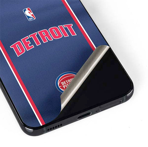 NBA Detroit Pistons Jersey Galaxy S22 Plus Skin