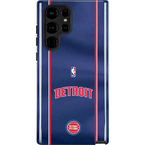 NBA Detroit Pistons Jersey Galaxy S22 Ultra Pro Case