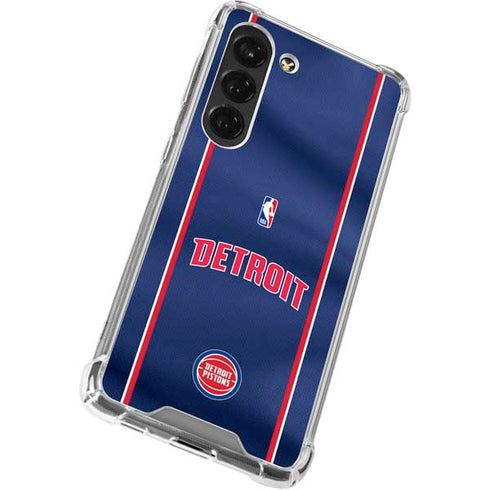NBA Detroit Pistons Jersey Galaxy S23 Clear Case