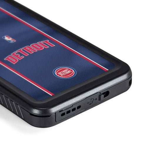 NBA Detroit Pistons Jersey Galaxy S23 Plus Waterproof Case