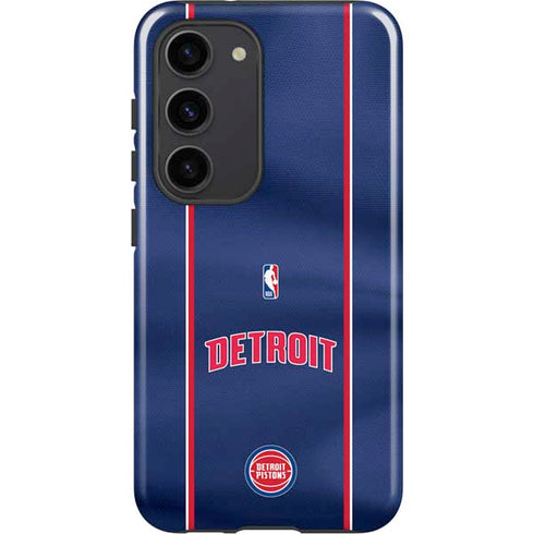NBA Detroit Pistons Jersey Galaxy S23 Pro Case