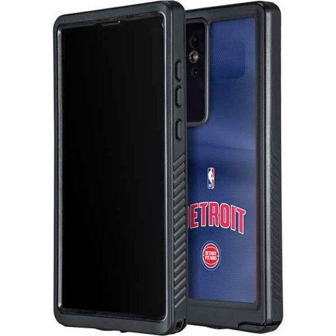 NBA Detroit Pistons Jersey Galaxy S24 Ultra Waterproof Case