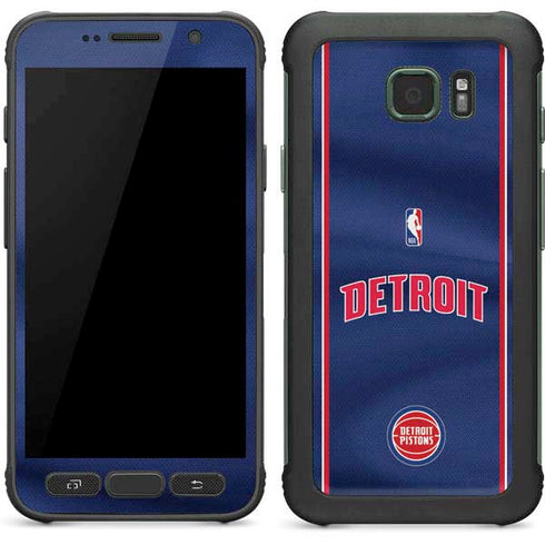 NBA Detroit Pistons Jersey Galaxy S7 Active Skin