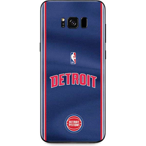 NBA Detroit Pistons Jersey Galaxy S8 Skin
