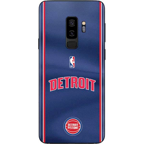 NBA Detroit Pistons Jersey Galaxy S9 Plus Skin